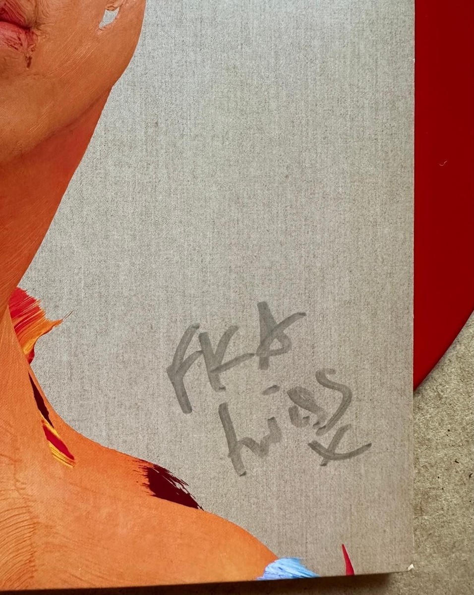 RARE FKA Twigs - Magdalene Autographed RED Vinyl Hand SIGNED