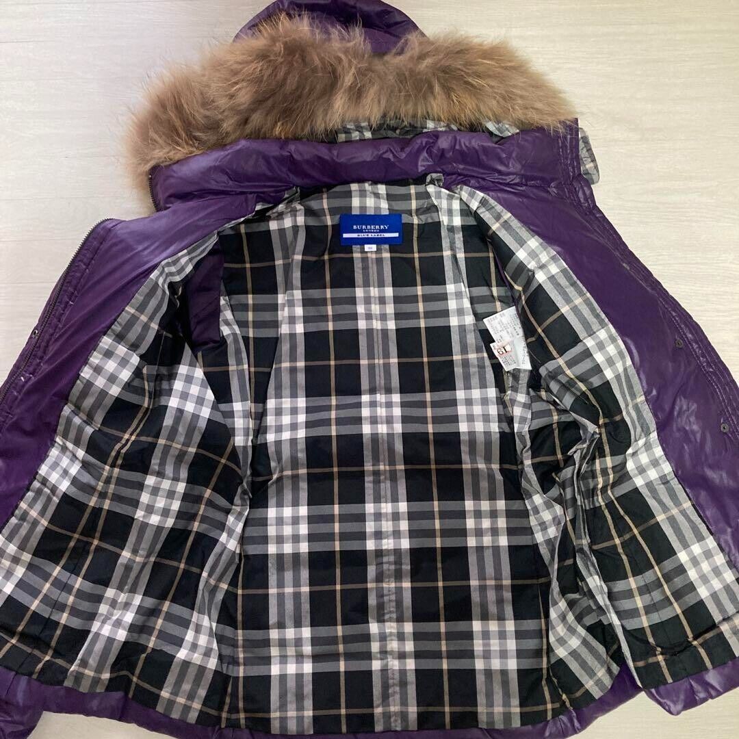 BURBERRY LONDON BLUE LABEL down Jacket Coat Women's Size 38 BURBERRY LONDON BLUE LABEL down Jacket Coat Women's Size 38