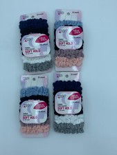 48 Beauty 360 Fabric Ponytail Holders Soft Hold Medium - Assorted Colors