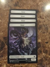 (4) Goat Token (001) *PLAYSET* NM Theros Beyond Death Regular MTG