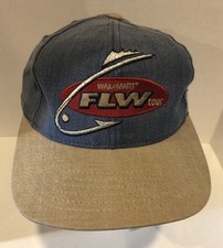 trucker hat baseball cap Vintage Wal Mart Flw Tour Made In USA ”spider Wire”