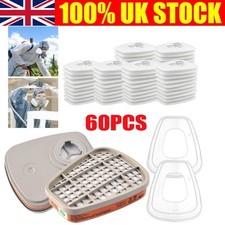 Respirator Paint Spraying Face Gas Mask Replace Fitting For 3M 6800 6200 7502 UK