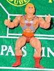 1981 He-man Masters Of The Universe He-Man Action Figure Soft Head  vintage MOTU