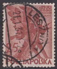 POLAND  1930 Uprising.  Good Used.   LESZNO   cds    (p01)