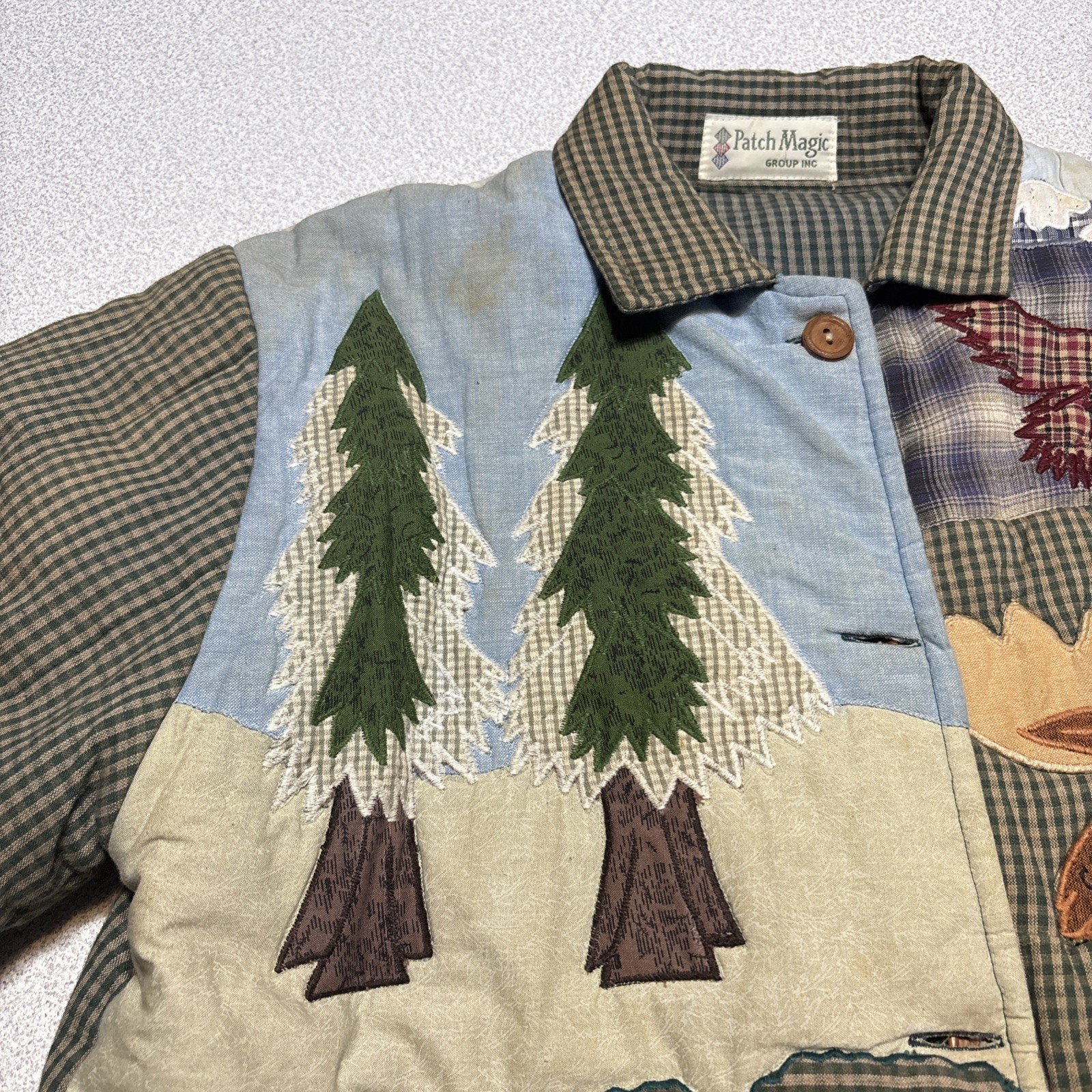 Vintage Patch Magic Group 2X Reversible Quilt Jac… - image 6