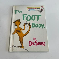 The Foot Book by DR. SEUSS 1968, Hardcover EARLY 1ST EDITION 2ND PRINTING VTG