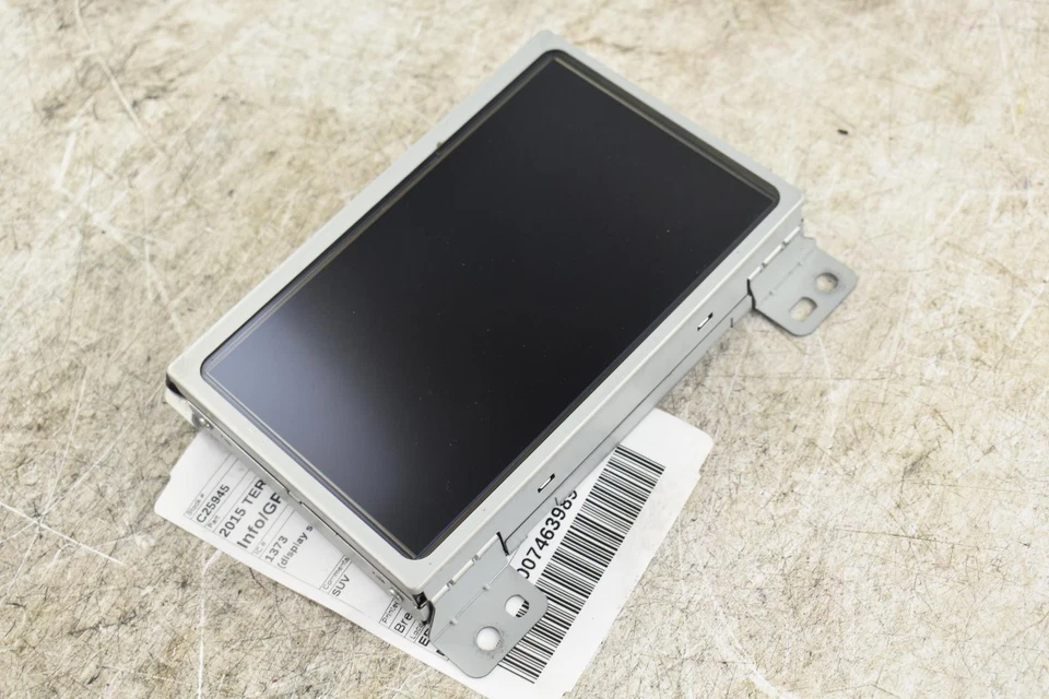 Tela de infotainment central frontal usada serve: 2015 GMC painel de terreno inferior 7`` LT - Imagem 2 de 4