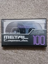 NEW Maxell IEC Type IV "Metal Capsule" 100 Minute Blank Metal Cassette Tape