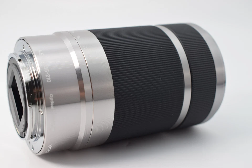 Sony 55-210mm F/4.5-6.3 OSS Silver Lens SEL55210 E mount [Top MINT] #1638-2 - Image 3 of 4