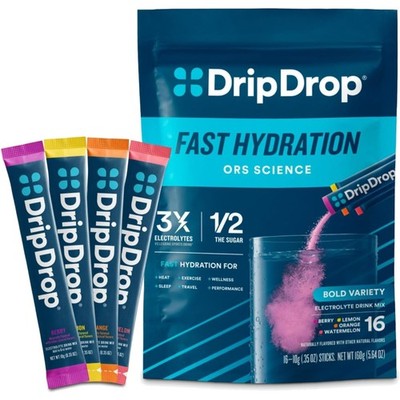Hydration Packets - Bold Variety Pack - Single Serve Electrolytes Powder Drin...