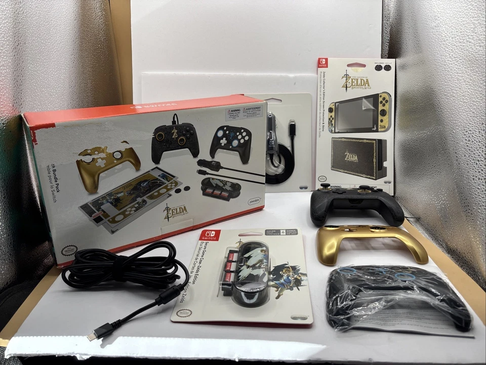 PDP Nintendo Switch Legend Of Zelda Paquete de Accesorios Nuevo 7 Piezas Foto 2 de 4