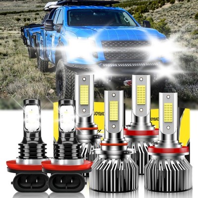 For Nissan Altima 2021-2021 LED Headlight + Fog Lights Bulbs Kit Bright White