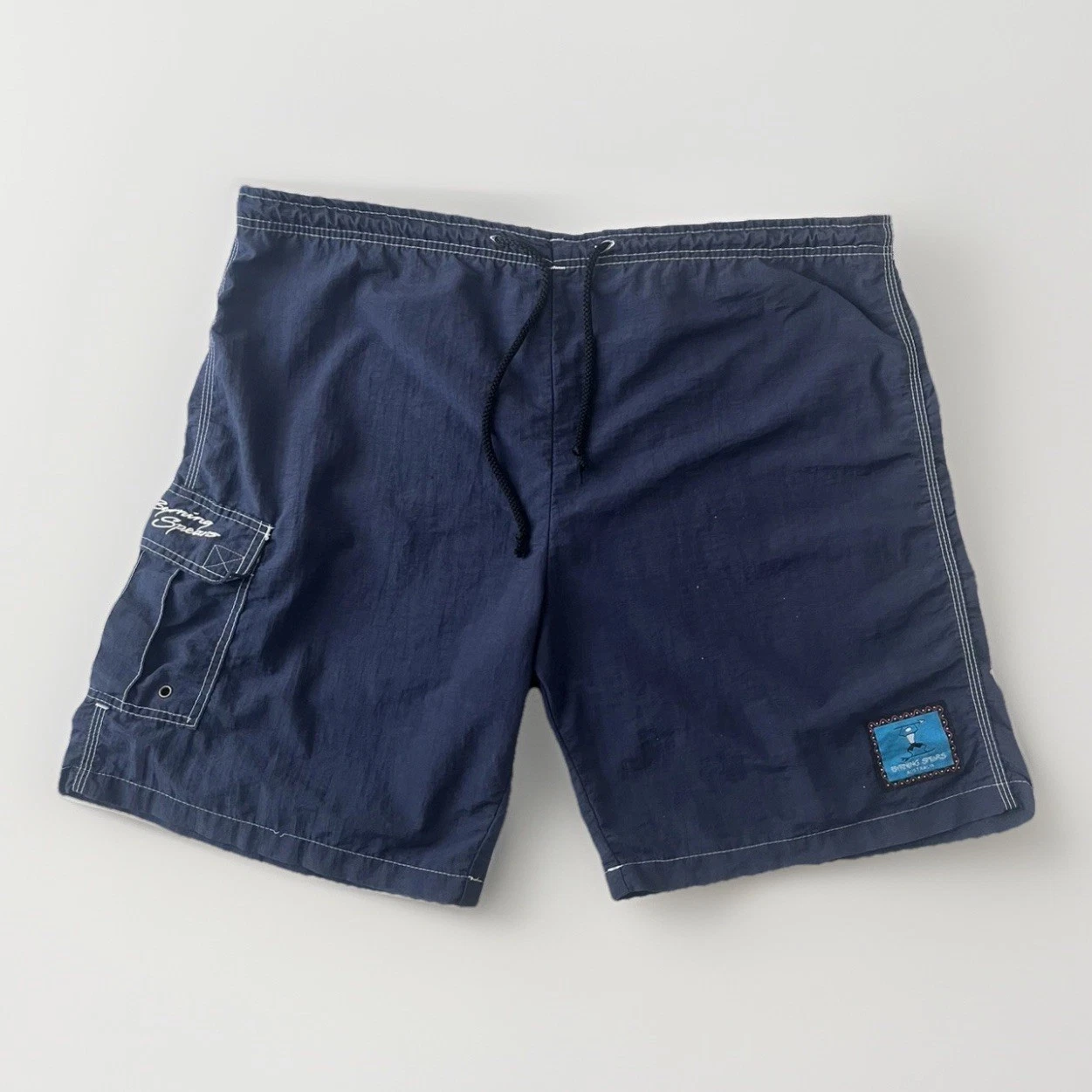 Byrning Spears Black Quick Dry Board Shorts Size 34