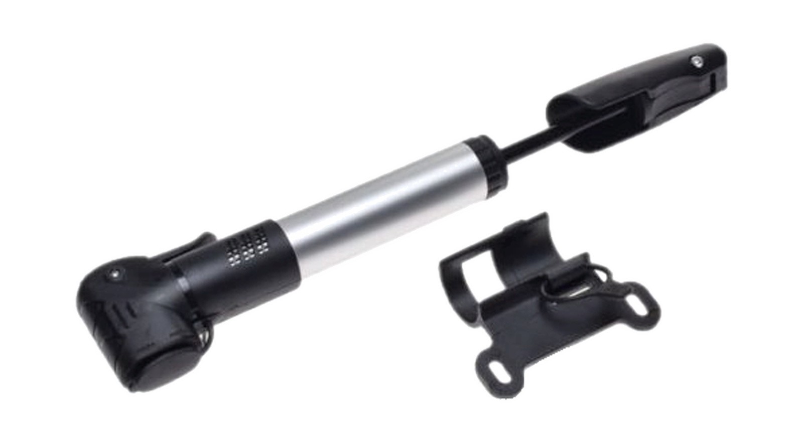 Pompe télescopique alu double tête à haute pression 120 PSI pour cyclistes