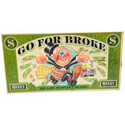 Selchow & Righter Go For Broke The Game of Spend a Million Board Game Vintage