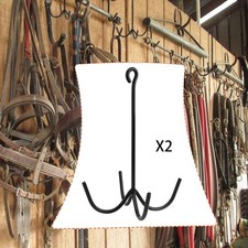 Crochet de suspension robuste pour harnais et rênes, facile à installer,