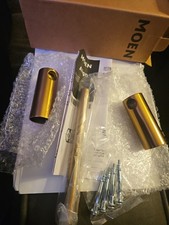 Moen Align Durable Bathroom 9 In. Hand Towel Bar Brushed Gold Finish - YB0486BG