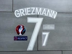 Flocking GRIEZMANN #7 Jersey France FFF + Patch Kit EURO 2016 FIFA Final UEFA