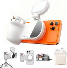 Magnetic Selfie Light  Phone Camera Grip with Detachable Wireless Shutter