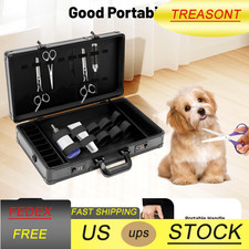 Barber Stylist Suitcase Carrying Case Box For Clippers Trimmers Scissors Combs