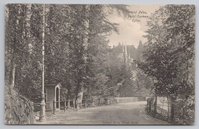 Sinaia Rumänien Schloss Peles Carmen Sylva Brücke 1909 Postkarte nach Deutschland geschickt