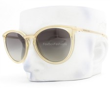 Michael Kors Brisbane Sunglasses Light Gold Crystal Yellow MK 1077 101411 w/case