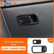 Inner Passenger Side Storage Glove Box Button Handle Trim For Ford Mustang 2024+