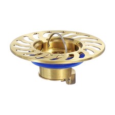 Brass Odor Proof Floor Drain Suitable for 1.3-1.7" Caliber Gold