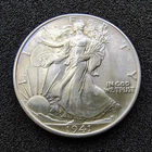 1941 Walking Liberty Half Dollar 50C - Philadelphia Mint - BU - Nice Luster