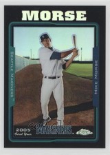 2005 Topps Chrome Update & Highlights Black Refractor /250 Mike Morse #UH109 sh7