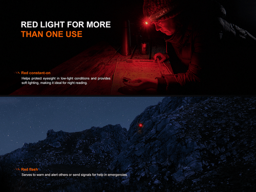Fenix HL12R V2.0 Lightweight 500 Lumen Rechargeable Headlamp - Picture 9 of 23