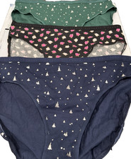 Victoria's Secret High Leg Floral Briefs Size XL New With Tags -Set of 3