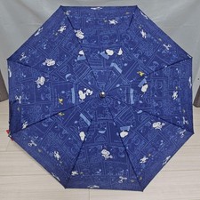 Snoopy Umbrella 12023 Peanuts Navy Woodstock Snoopy Men Limited Edition Rare Ani