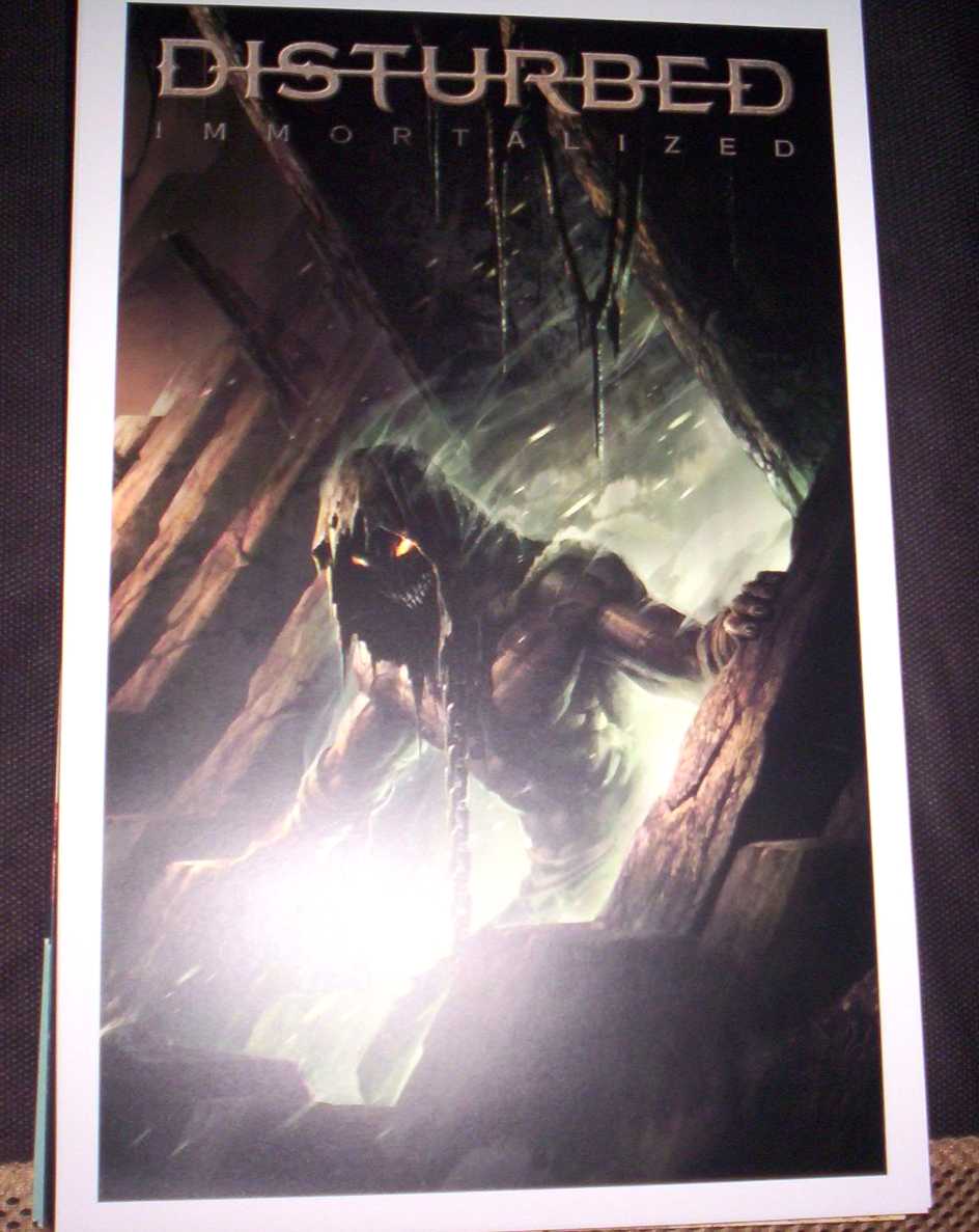 Disturbed-Poster-Rolled-Wall-Immortalized-11x17 Inches-New | eBay