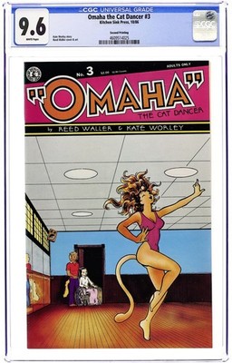 Omaha the Cat Dancer #3 - 1986 - CGC 9.6 - Reed Waller