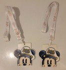 New Disney Cruise Line Set Of 2 Pearl Castaway Club Lanyard New