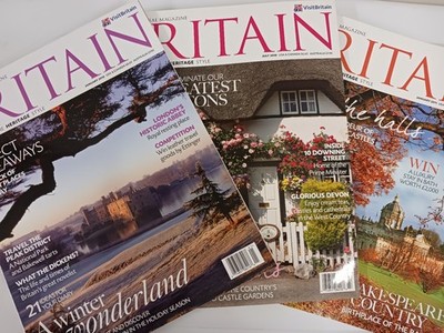 Lot of 3 Britain The Official Magazine 2010-11 Travel Culture Dickens London Bar
