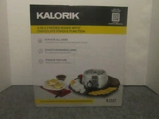 Kalorik CYM 42873 SS 2-in-1 Stainless Steel Smores Maker