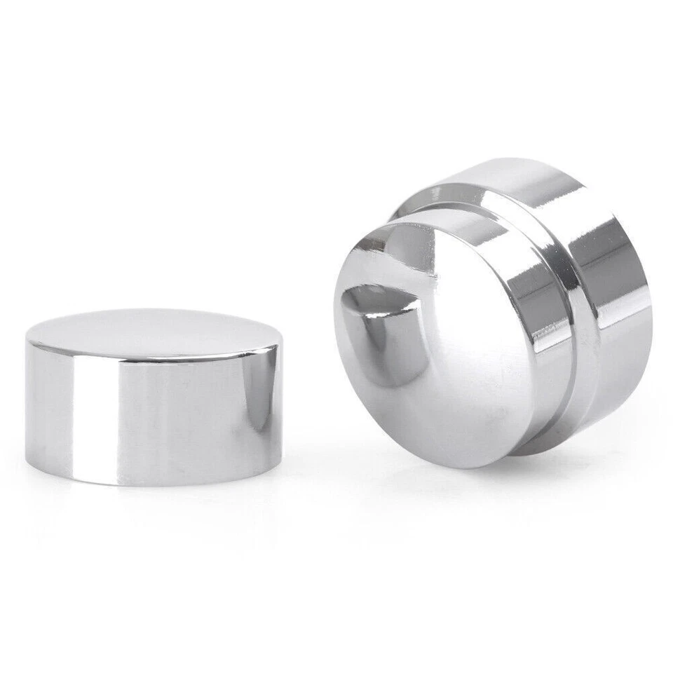 For Harley Sportster 1200 883 Chrome Rear Axle Nut Covers Cap — 第 2/4 张图片