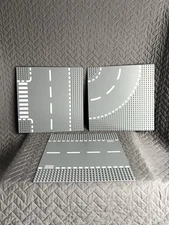 LOT 3 LEGO Base Plate 32 x 32 Studs 10” x 10” Grey Road 44336 44341 44342