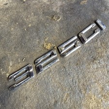 OEM BMW E46 ?325ci? Badge Emblem Rear Trunk Lettering Chrome 99-06?