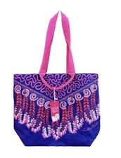Zandra Rhodes Feathers Re-usable Shopping Bag for Tesco Strong Eco Friendly Bag