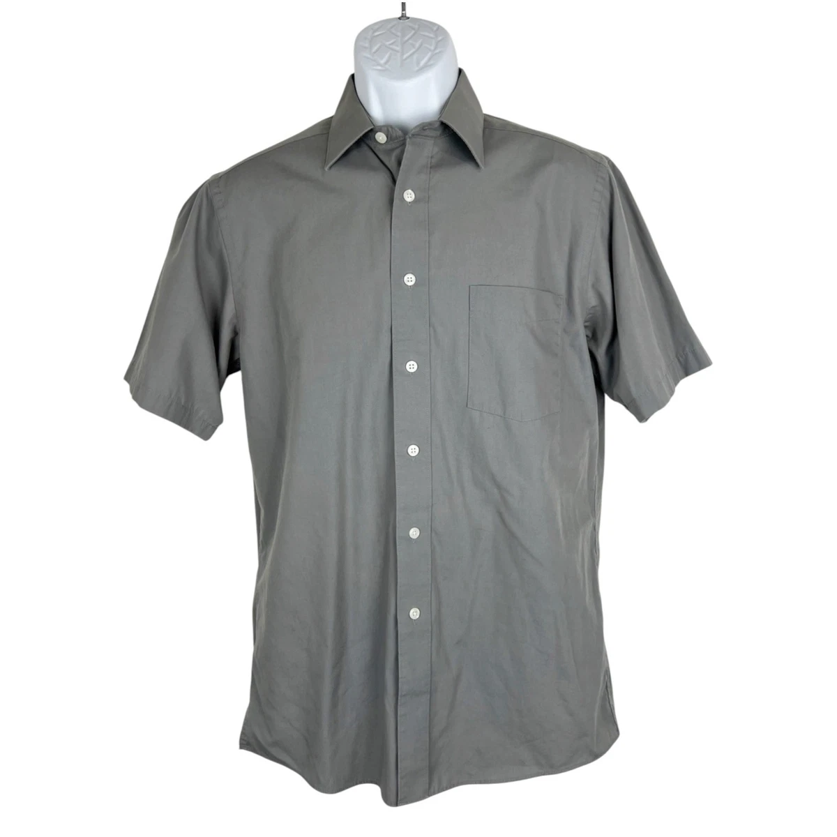 david taylor dress shirts Vintage 90s David Taylor Plaid Button up Shirt Size Large Tall