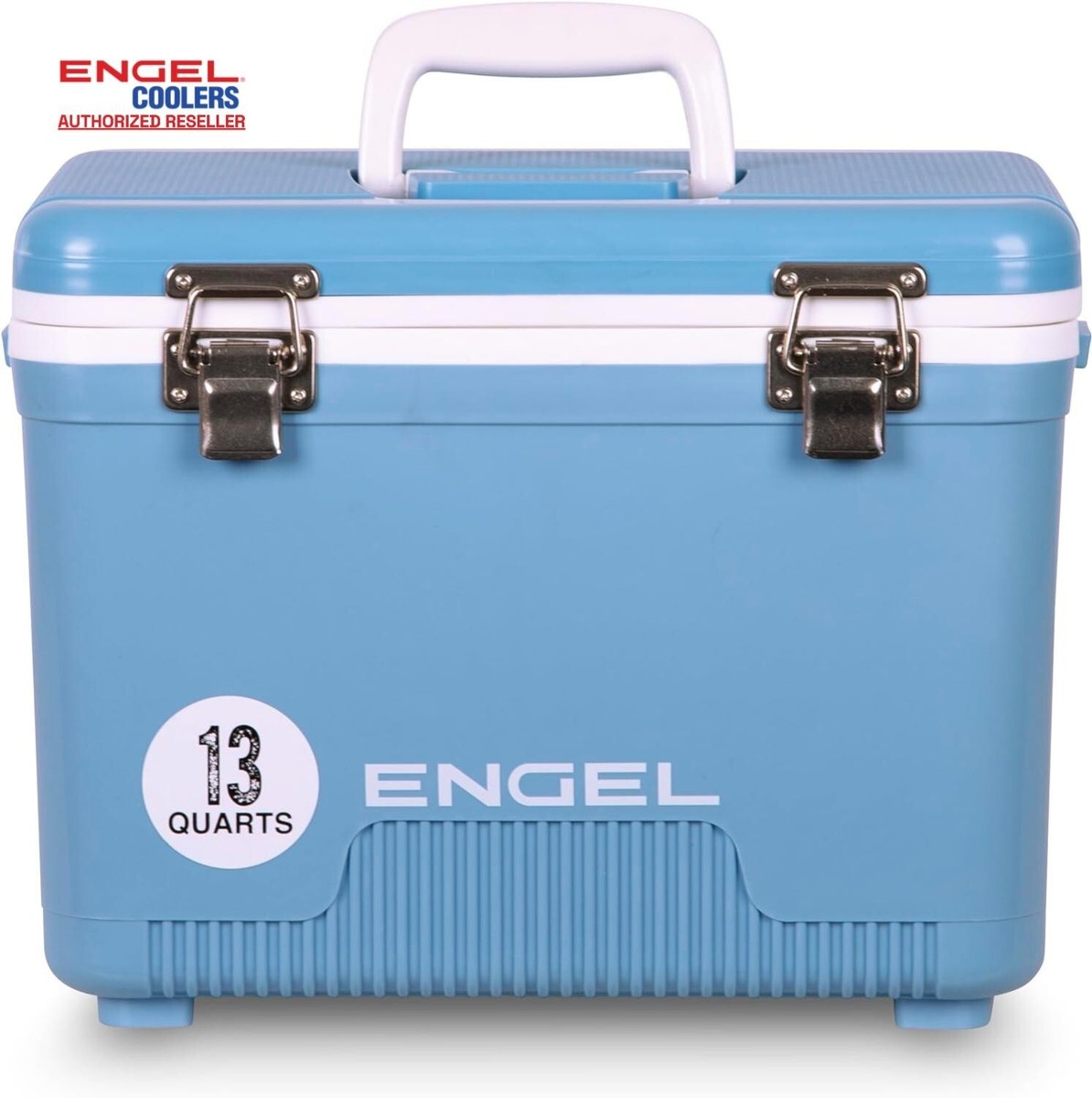 ENGEL 13QT Leak-Proof, Air Tight, Hard Sided Cooler Lunchbox Blue