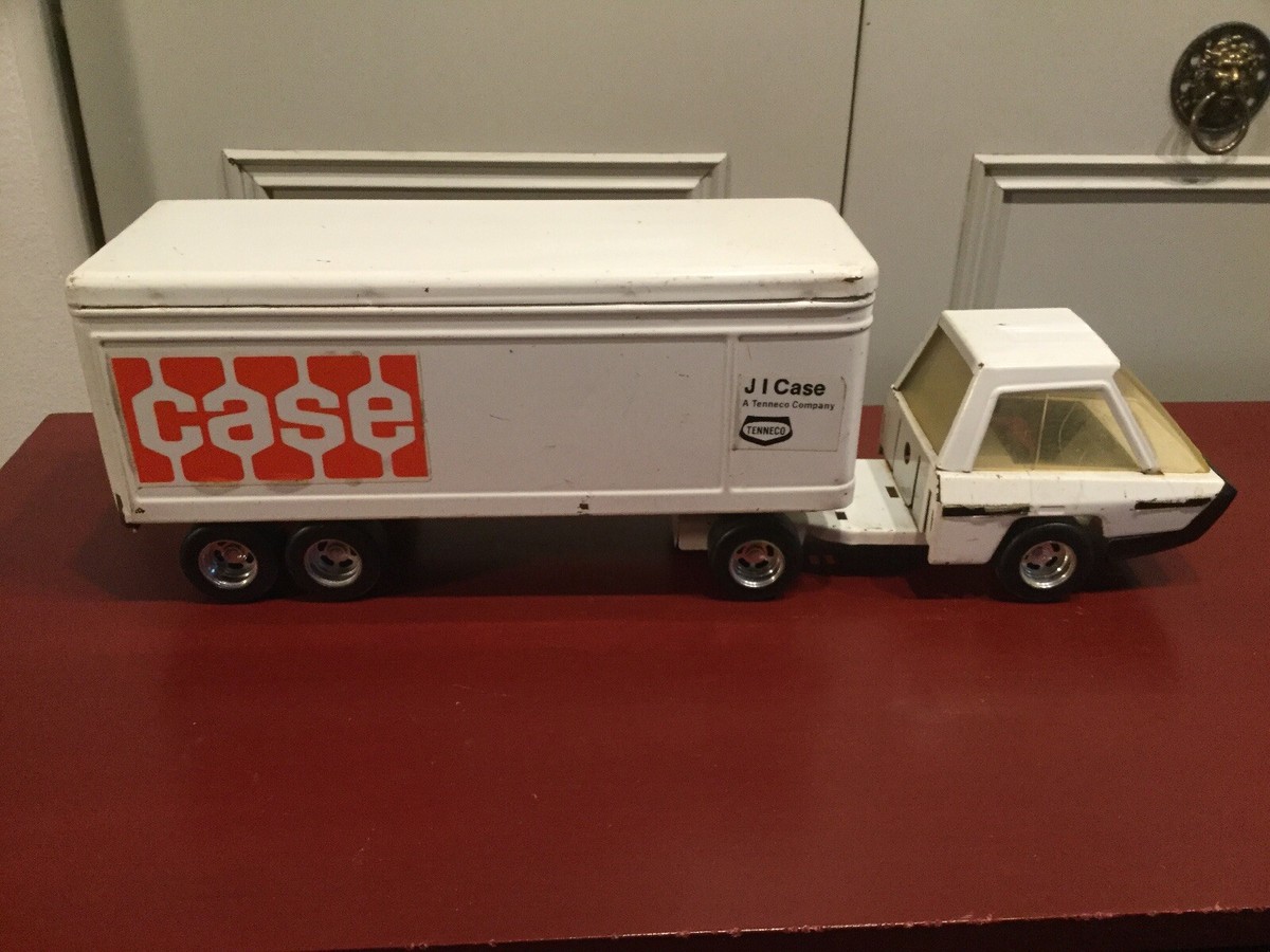 Vintage Ertl JI CASE Hurricane Tractor Trailer Semi 1:25 Tenneco 1960’s