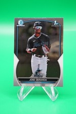 (3 Cards) 2023 Bowman Chrome Prospects #BCP-195 Jose Gerardo Miami Marlins LW7