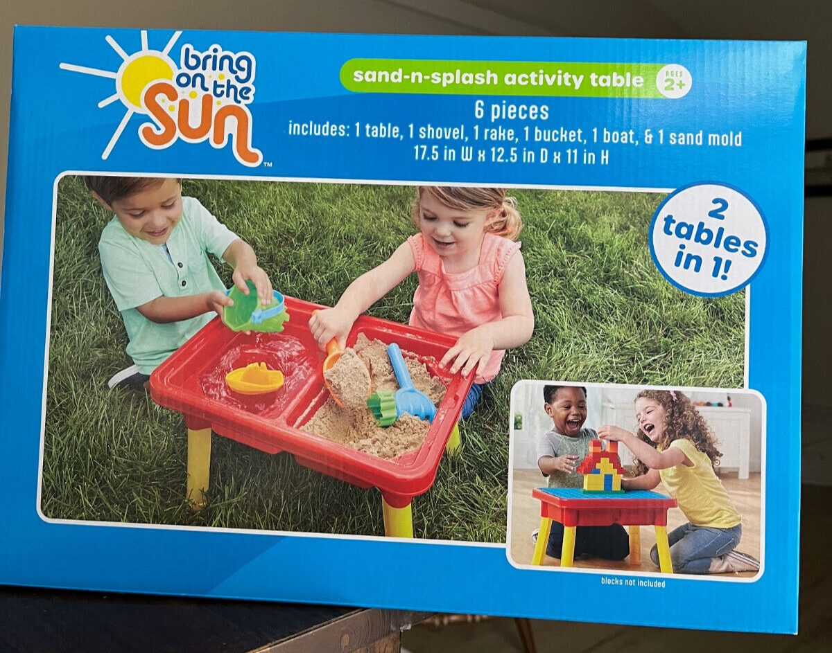 bring on the sun Sand N' Splash Activity Table mesa juego infantil