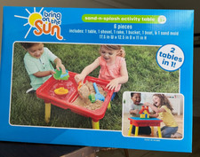 bring on the sun Sand N' Splash Activity Table mesa juego infantil 6 pieces