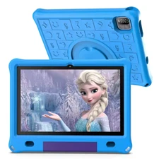 10.1-inch Android 12 Tablets Quad Core 3G/32GB WiFi Bluetooth GPS for Kids-Blue