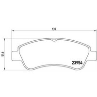 Brembo Bremsbelagsatz Scheibenbremse Vorne FüR Opel Crossland X 1.2 1.6 Turbo